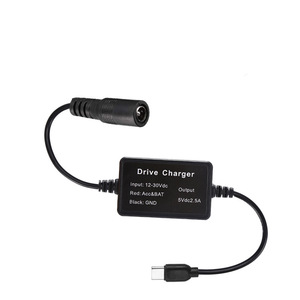 Car step-down cable 9V/12V/24V to 5V 2.5A charging cable car battery DC5521 to Type-C power cable L156 - Product Image 3