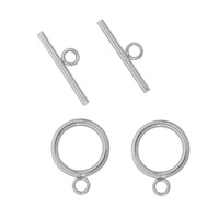 Fermoir à bascule en acier inoxydable pour la fabrication de bijoux connecteur de composant de bricolage pour collier de chaîne pour les résultats et les composants