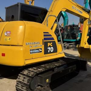 Nouvelle Arrivée Mini-Excavatrice d'Occasion Komatsu PC70-8 Expédition Rapide 7 Tonnes Compacte Excavatrice Hydraulique à Chenilles Chaîne d'Approvisionnement Mondiale - Product Image 1