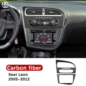 <span class=keywords><strong>Autocollant</strong></span> en fibre de carbone pour <span class=keywords><strong>SEAT</strong></span> <span class=keywords><strong>Leon</strong></span> 2005 2006 2007 2008 2009 2010 2011 2012 Accessoires d'intérieur - Product Image 1