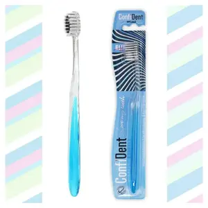Brand New Durable Rubber Anti Slip Handle Whitening Adult Portable Toothbrush For Household