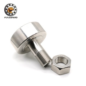 Rodamiento de rótula de acero inoxidable Flying Leopard Cam Follower CF30-2KR90, 90 mm de diámetro exterior, 100 mm de longitud, tornillo M30 - Product Image 3