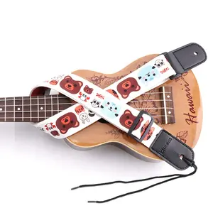 夏威夷印花四弦琴带，增强吉他的美学定制四弦琴带