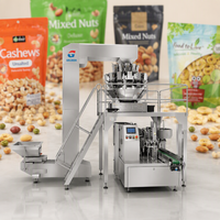 Machines d'emballage multifonctionnelles pour sachets préformés Doypack, idéales pour les granulés, les noix, les haricots, les snacks et les chips de pommes de terre
