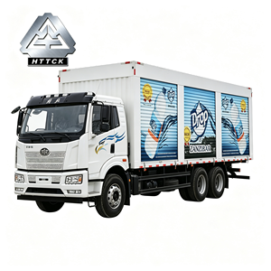 Camion fourgonnette fermée FAW JK6 6x4 de 290 CV, caisse de chargement de 6,8 m, châssis robuste, peinture de carrosserie personnalisée, conduite à gauche/droite pour routes africaines - Product Image 2
