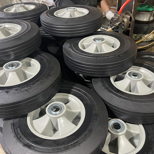 ล้อรถเข็นยางตัน ขนาด 79 มม. รูขนาด 19 มม. - Product Image 3
