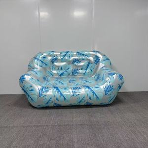 커플을위한 저렴한 PVC 휴대용 풍선 캠핑 소파 베드 및 공기 풍선 소파 소파 - Product Image 2