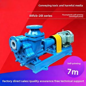 Bomba centrífuga autocebante OEM 80FZB-20L con revestimiento de acero y PTFE, motor a prueba de explosiones, conexión de brida, 50m³/h 1.0MPa para - Product Image 5