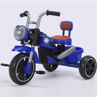 Vente en gros d'usine, tricycle en plastique pour enfants avec logo personnalisé, voiture à 3 roues à pédales, jouets pour enfants de 2 à 6 ans
