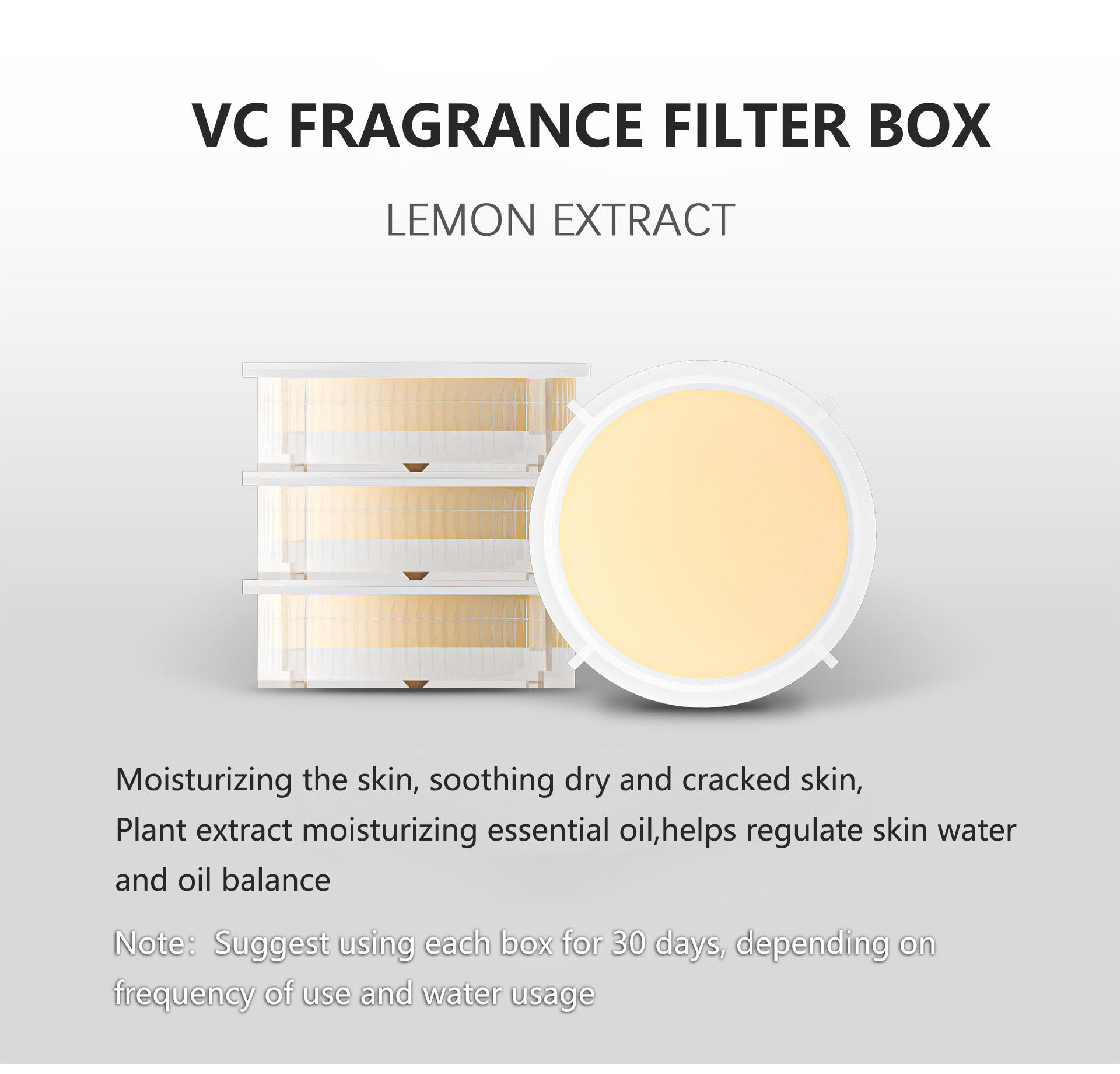 Caja de aromaterapia de limón