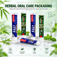 Emballage de tube de dentifrice en aluminium-plastique avec bouchon à vis, logo personnalisé/impression UV pour produits de soins personnels
