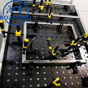 Mesa de soldadura de acero de <span class=keywords><strong>hierro</strong></span> fundido 3D D16/D28 nitrurada con <span class=keywords><strong>escalas</strong></span> de medición <span class=keywords><strong>y</strong></span> accesorios Nueva condición - Product Image 2