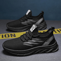 Chaussures de sport tissées d'extérieur à coupe basse, haute élasticité, légères, confortables et respirantes pour la marche décontractée