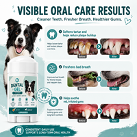Soins dentaires quotidiens faciles, pas besoin de brosser, gel dentaire pour chiens