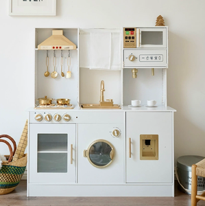 Ensemble de jouets de cuisine en plastique pour bébé avec fonction de pulvérisation d'eau, son et lumière, jeu de rôle personnalisé - Product Image 5