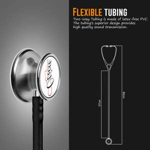 Estetoscopio Manual Clásico de Doble Cabeza de Acero Inoxidable Clase II OTICA |   Diafragma Ajustable |   Uso Médico para Adultos |   Certificado CE | - Product Image 4