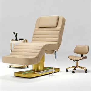 Cama de Belleza Facial de Lujo Eléctrica con 3 Motores, Muebles de Salón de Belleza, Mesa de Tratamiento, Cama Cosmética para Pestañas - Product Image 5