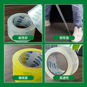 Cinta de embalaje transparente Lianyi de 42-60 mm de ancho con fuerte adhesión para sellado exprés en logística de comercio electrónico. - Product Image 4