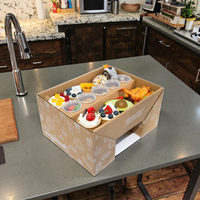 Vente en gros Boîte à gâteau transparente avec fenêtre pour pâtisserie sushi emballage pour la maison pique-nique camping