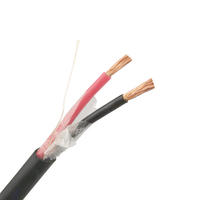 Câble haut-parleur transparent/rouge et noir 2/4/8 conducteurs Fil audio