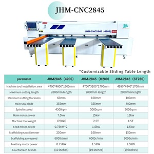 Scie à panneaux électronique JHM-CNC2845 pour les ateliers des petites entreprises et des PME - Product Image 2