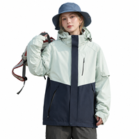 Ensemble de veste bomber unisexe personnalisé 3 en 1, imperméable, à capuche, pour la randonnée et le camping en hiver, 2 pièces, doublure en polaire, manteau d'extérieur