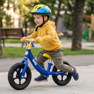 <span class=keywords><strong>Bicicleta</strong></span> de Equilibrio de Metal Resistente para Niños y Niñas, Llantas de Espuma de 12 Pulgadas, Asiento Acolchado, Experiencia de Conducción Cómoda - Product Image 5