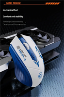 Mouse Nirkabel 2.4G Isi Ulang untuk Gaming 1600dpi Mouse Optik 3D Tahan Air Bluetooth untuk Laptop PC
