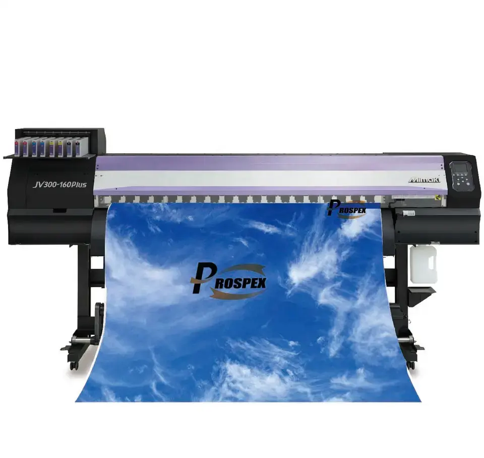 Yeni model JV300-160plus orijinal MIMAKI geniş format yazıcı mürekkep püskürtmeli 1600MM süblimasyon yazıcı JV300-160PLUS