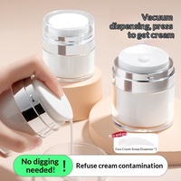 Flacon Pompe Vide de Voyage Haut de Gamme pour Crème Visage, Cosmétiques, Soins de la Peau, Fond de Teint et Lotion – Portable et Rechargeable