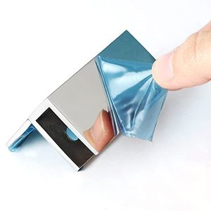 Giá đỡ kệ kính hình chữ nhật không khung có thể điều chỉnh với chân, kẹp chắc chắn, kẹp kệ bằng thép không gỉ SUS 304 mạ crôm - Product Image 5