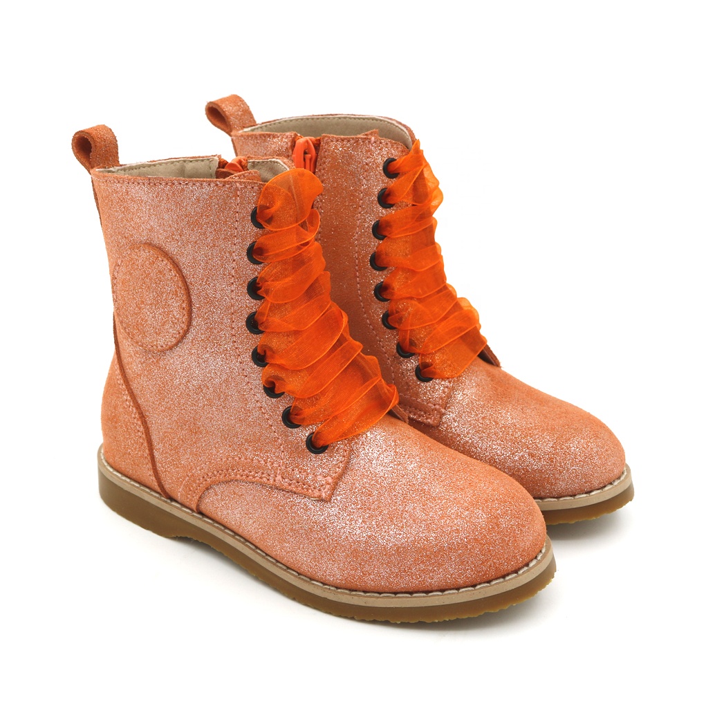 Детские ковбойские боевые ботинки для малышей, оптовая продажа, Высококачественная импортная детская кожаная обувь для девочек