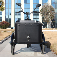 CE Dutch EU Warehouse <strong>Best</strong> <strong>Selling</strong> 250W 500W Electric 3 <strong>Wheel</strong> Family Carrying Cargo Bike Tricycle Delivery <strong>Ebike</strong> <strong>4</strong> Seats Pet Dog