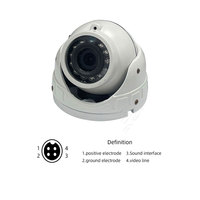 Caméra de vidéosurveillance en métal sans fil de vente chaude pour Mini système de Surveillance de stationnement de camion d'autobus HD Gps 720p moniteur de connecteur Hd de recul
