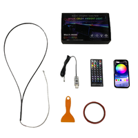 Bandes LED pour voiture, lumière ambiante USB avec télécommande, lumière ambiante symphonique pour voiture, lumière ambiante décorative
