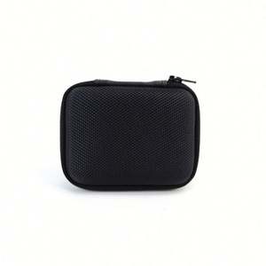 Étui de protection portable pour écouteurs, pochette zippée pour accessoires de téléphone portable, mini pochette pour écouteurs sans fil - Product Image 1