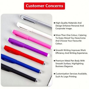 No Minimum Manufacture Ball Point Plastic <b>Pens</b> UV Printing Personalized Custom Laser Engraved Branded Company Logo - Product Image 6