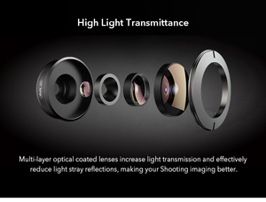 Obiettivo Fisheye Apexel 4K HD 195 Gradi per Smartphone, Accessori per Fotocamera di Telefoni Cellulari, Compatibile con <span class=keywords><strong>iPhone</strong></span> - Product Image 6