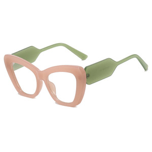 Cat Eye kết hợp màu sắc <span class=keywords><strong>2025</strong></span> phong cách mới chống ánh sáng màu xanh Chặn kính khung bán buôn thời trang Kính mắt - Product Image 6