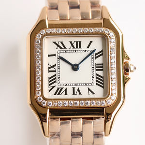Nouvelle montre mécanique classique élégante pour femmes, montre-bracelet avec lunette sertie de diamants, design tendance, montre en saphir - Product Image 3