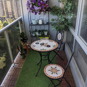 <span class=keywords><strong>Plateau</strong></span> <span class=keywords><strong>de</strong></span> <span class=keywords><strong>Table</strong></span> en mosaïque avec 2 chaises, meubles <span class=keywords><strong>de</strong></span> Patio, ensemble <span class=keywords><strong>de</strong></span> <span class=keywords><strong>Table</strong></span> <span class=keywords><strong>de</strong></span> bistrot - Product Image 3