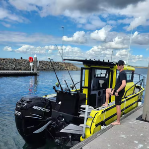 Yacht <span class=keywords><strong>de</strong></span> pêche sportive <span class=keywords><strong>de</strong></span> <span class=keywords><strong>luxe</strong></span> en aluminium entièrement soudé <span class=keywords><strong>de</strong></span> 7,5 m (25 pieds) avec cabines, écran tactile et moteur hors-bord pour la navigation <span class=keywords><strong>de</strong></span> plaisance en Australie - Product Image 4