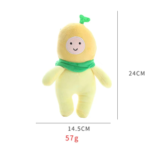 New Supplier Dog Toothbrush Durable Stuffed Crinkle Pet Chew Toys for Medium Small Puppy Vegetable <b>Squeaky</b> Toys Dog - Product Image 2