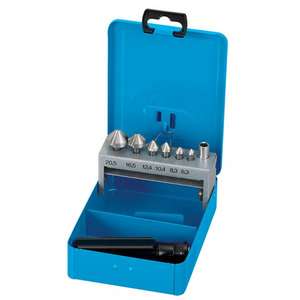 Fervi-S026/06-20SM Countersink ชุดที่มีก้านหกเหลี่ยม (8ชิ้น) -อุปกรณ์เครื่องมือไฟฟ้า8012667311872จีน - Product Image 1