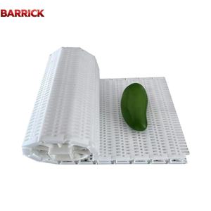 Barrick <span class=keywords><strong>400</strong></span> vierkante grid transportband, modulaire kunststof transportband, vlakke mesh PP transportband voor vleesverwerking - Product Image 5