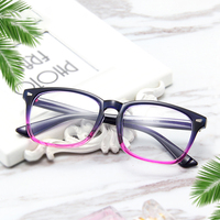 Monture de lunettes anti-lumière bleue en PC vintage personnalisable en gros pour hommes et femmes