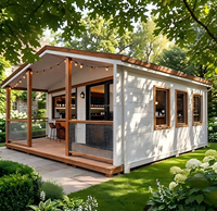 Luxuriöse, komplett ausgestattete 20-Fuß-Integrations-Modulcontainer-Villa, Fertighaus mit mehreren Schlafzimmern