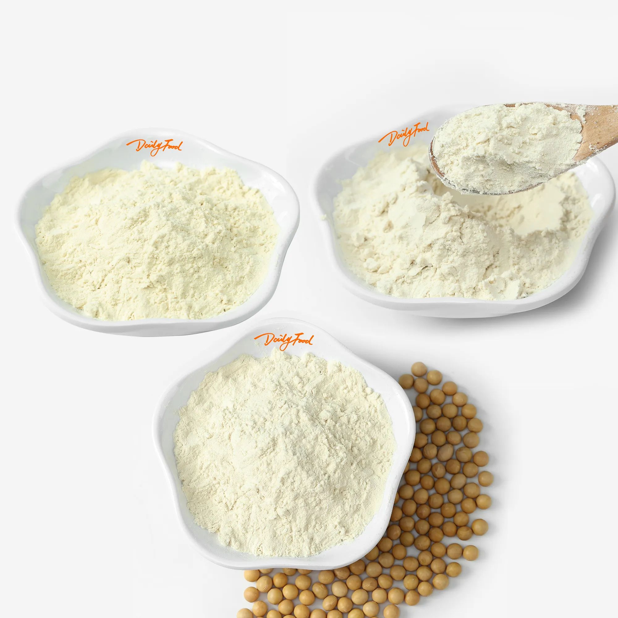 Tipo de dispersión Uso de bebidas sólidas Origen convencional de China Aislamiento de proteína de soja no OGM 90%