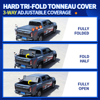 Couverture rigide pliable pour benne de pick-up Changan Hunter, compatible avec Ford Ranger T6 T7 T8 Wildtrak GMC Sierra