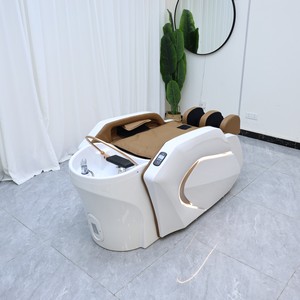 Moderna Cama de Champú Eléctrica para Salón de Belleza con Función de Masaje para Uso en Baños - Product Image 1